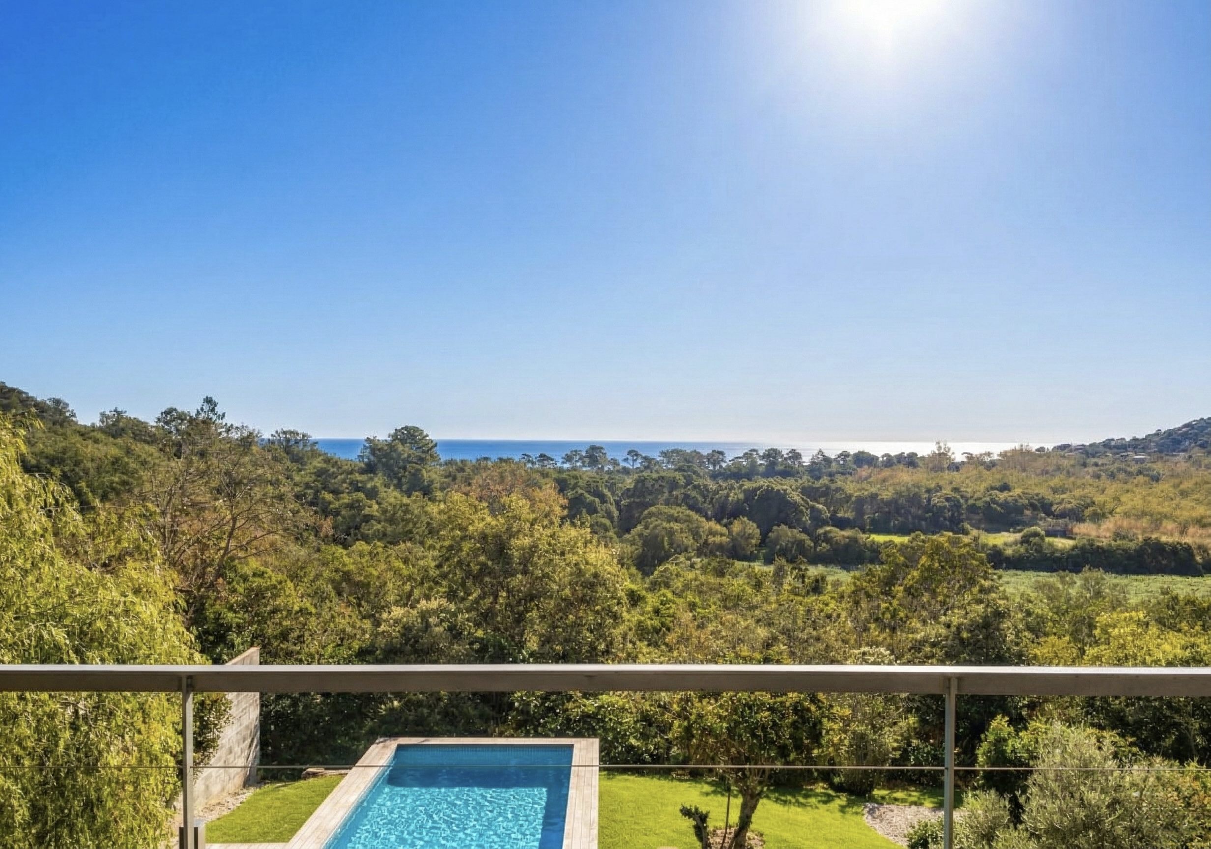 Piscine vue mer Villa Alquimia